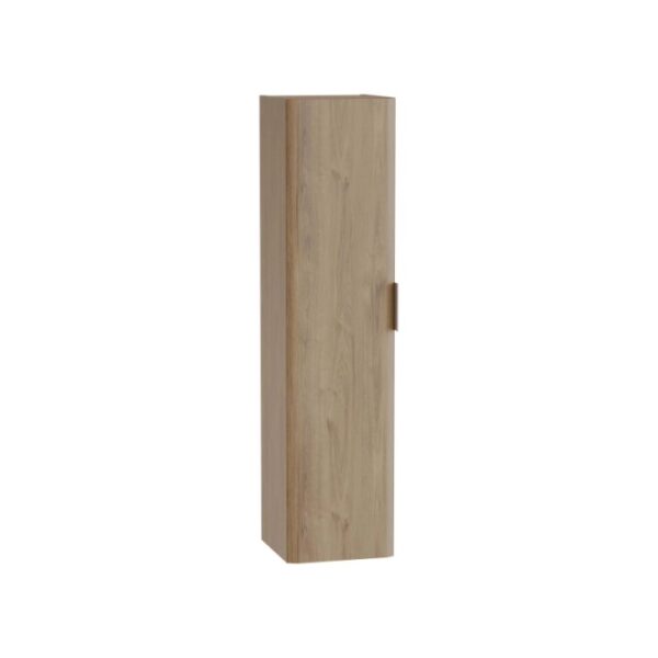 Mobile bagno colonna sospesa Mia Plus Round 35x145 cm golden oak