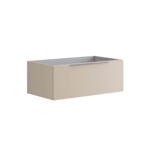 Mobile bagno base lavabo Bali 80 cm 1 cassetto Sabbia Opaco