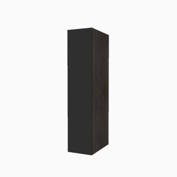 Colonna lavanderia anta singola H182xL40xP65 cm Olmo Caffè Grafite opaco