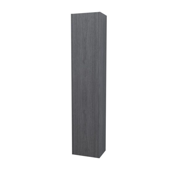 Mobile colonna grigio per arredo bagno, parte della serie t.b.t.