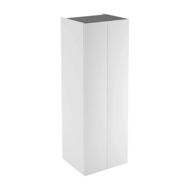 Mobile bagno colonna laccato portalavatrice 2 ante L70xH205xP60 cm