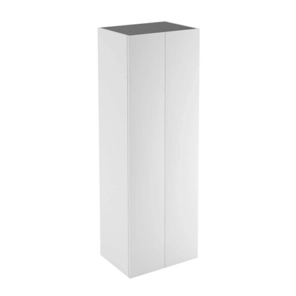 Mobile bagno colonna Caren laccato portascope 2 ante 70x205x70 cm