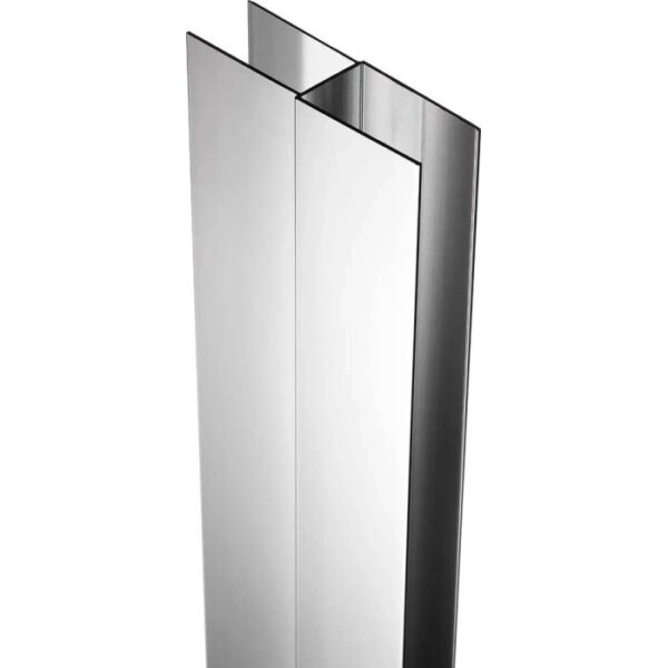 Profilo estensione alluminio ricambio Idrostile 200 cm cromo