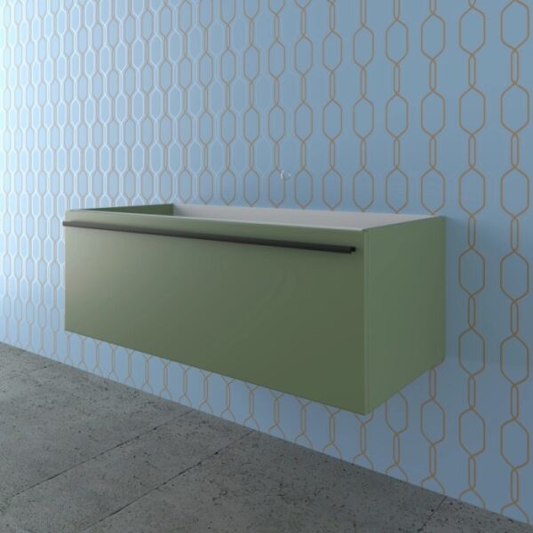 Mobile bagno verde della categoria arredo bagno.