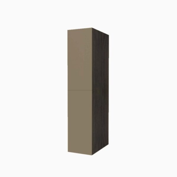 Colonna lavanderia anta doppia H182xL40xP65 cm Olmo Caffè Tortora opaco