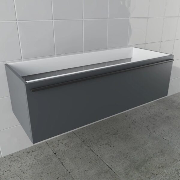 Mobile bagno sospeso t.b.t. grigio per arredobagno.