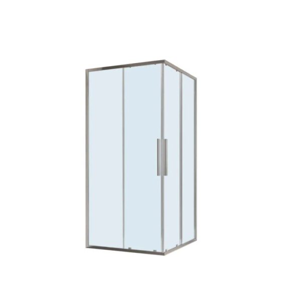 Lato box doccia angolare estensione cm 72-74 cromo trasparente
