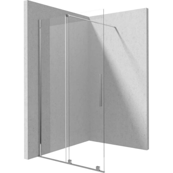 Parete doccia scorrevole Cabaiguán Idrostile 1000x1950 mm cromo