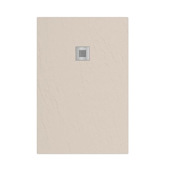 Piatto doccia beige t.b.t. con scarico quadrato nella categoria Piatti doccia.
