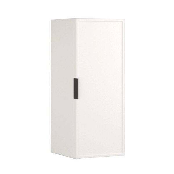 Mobile bagno sospeso t.b.t. bianco con maniglia nera.
