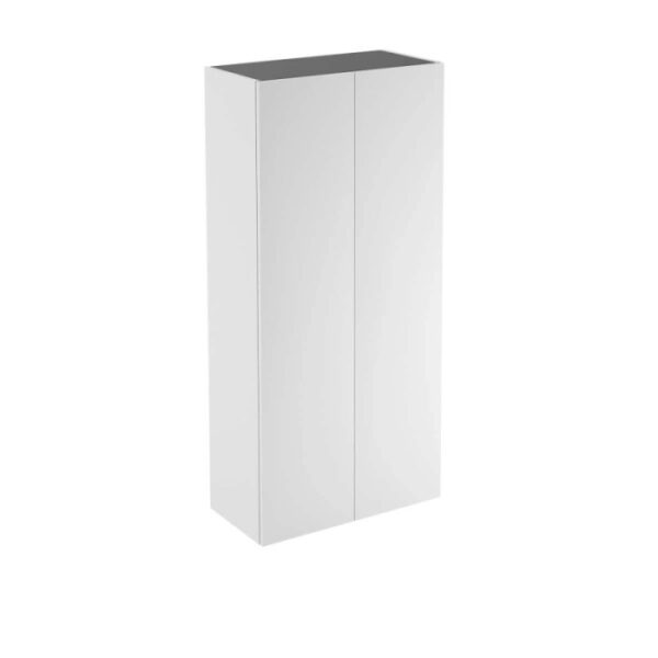 Mobile bagno colonna laccato portascarpe 1 anta L50xH150xP35 cm