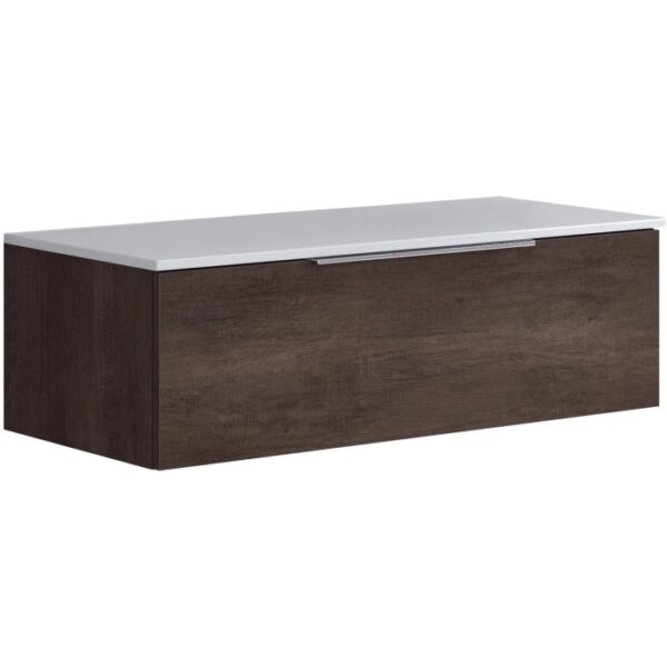 Mobile bagno t.b.t. con piano bianco per arredamento bagno.