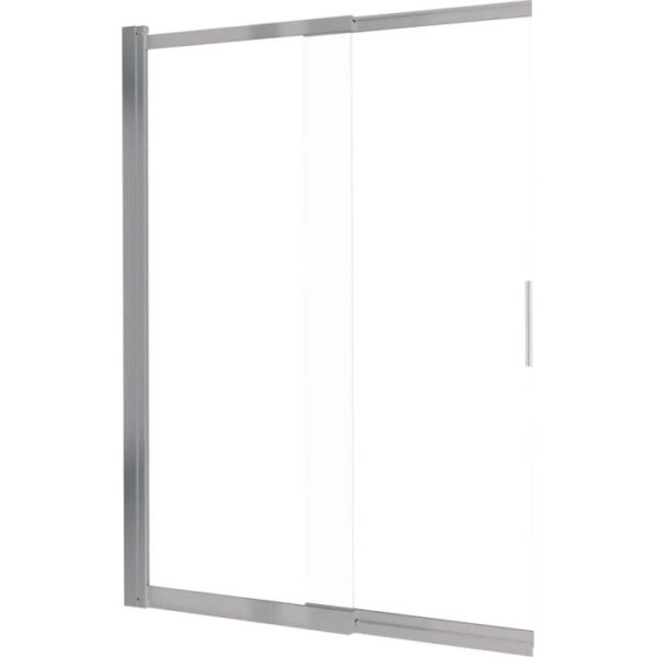 Parete vasca da bagno Idrostile 100x140 cm acciaio spazzolato