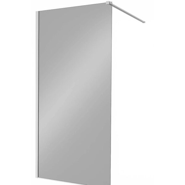 Walk-In Ottavio cromo con vetro specchiato 120 cm