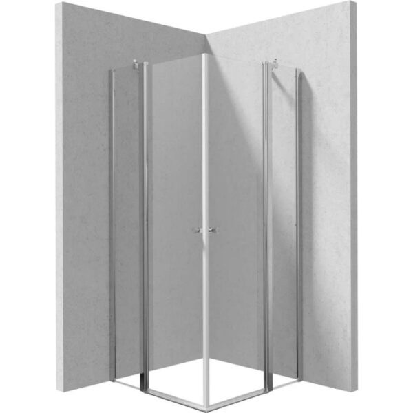 Cabina doccia quadrata Coliseo Idrostile Coliseo 800x2000 mm cromo