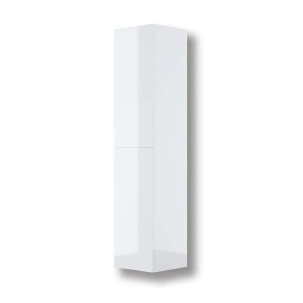 Torre bagno MDF Push to Open Idrostile 1600 mm bianco lucido