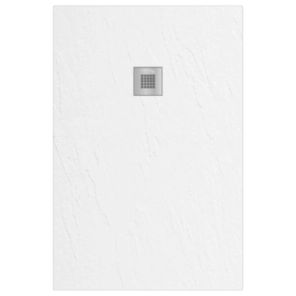 Piatto doccia t.b.t. bianco con scarico quadrato