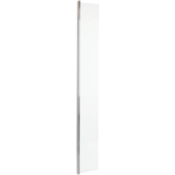 Pannello doccia walk-in t.b.t., vetro con telaio argento.