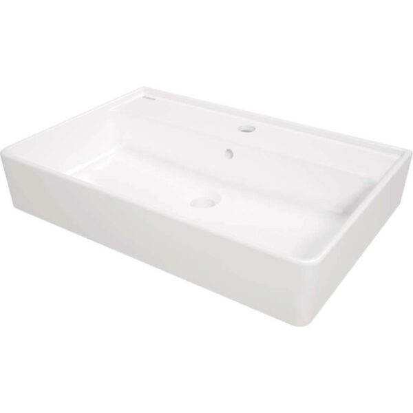 Lavabo sospeso/appoggio Madruga Idrostile foro rubinetto 61x41 cm bianco