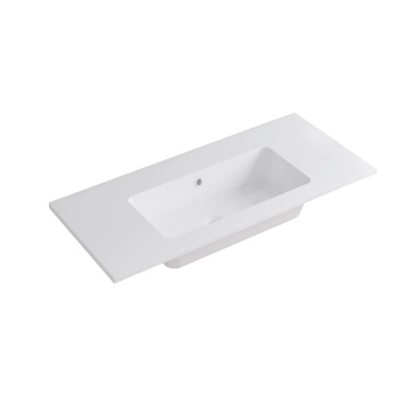 Lavabo singolo bianco t.b.t. per il bagno.