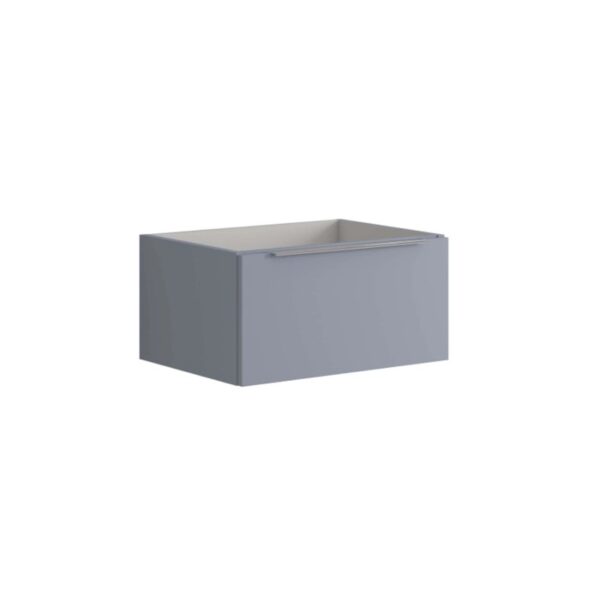 Mobile bagno cassettiera Bali 60 cm 1 cassetto Indaco Opaco