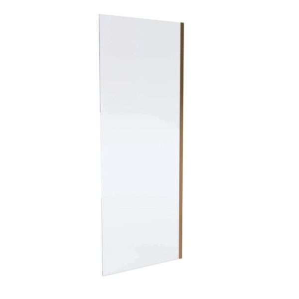 Porta doccia lato fisso Slim 77,5-79 cm oro rosa