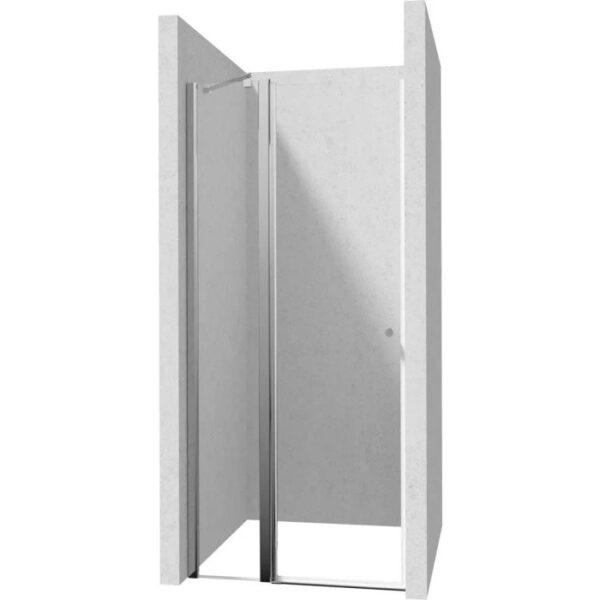 Porta doccia girevole Idrostile 100x200 cm Cromo