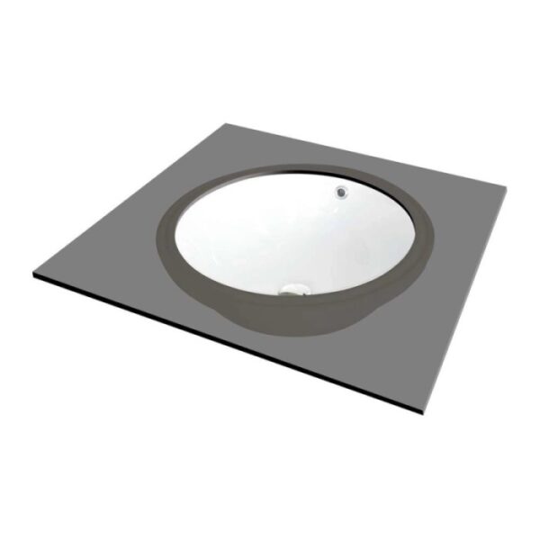 Lavabo da incasso ceramica Batabanó Idrostile Bianco