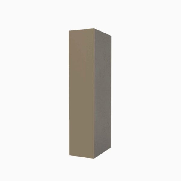 Colonna lavanderia anta singola H182xL40xP65 cm Pietra Tortora opaco