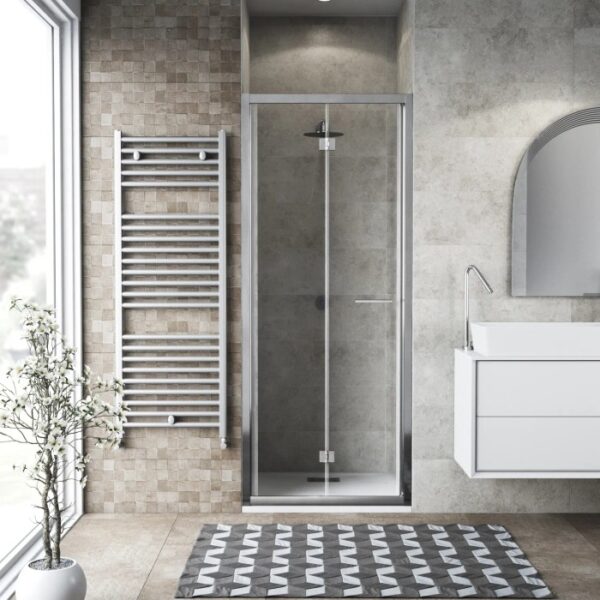 Box doccia t.b.t. con telaio in ambiente bagno.