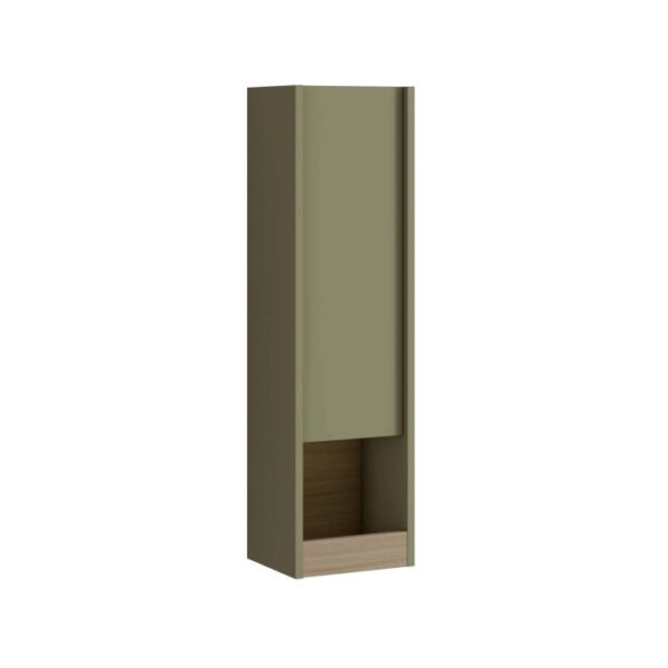 t.b.t. Mobile bagno sospeso verde effetto legno.