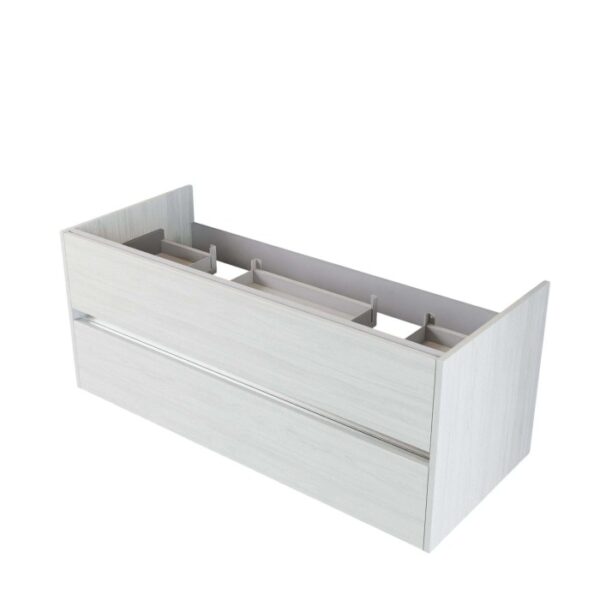 t.b.t. Mobile bagno sospeso per arredo bagno in legno chiaro.
