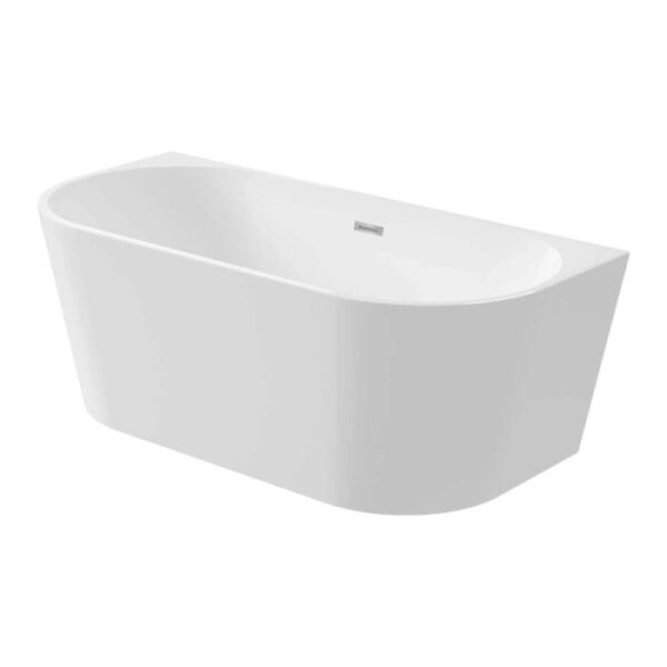 Vasca da bagno Limonar 150 cm a parete o freestanding bianco in acrilico