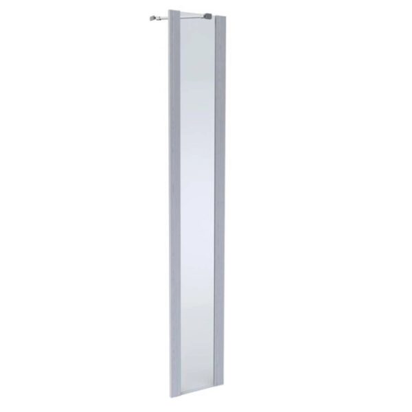 Porta doccia fisso linea Elite 38-40x200 cm nichel spazzolato