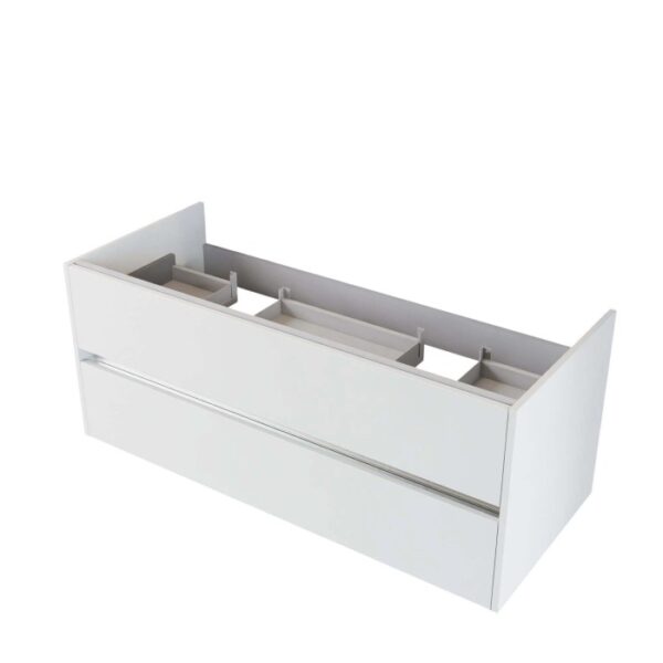 Mobile bagno sospeso t.b.t. bianco con due cassetti.