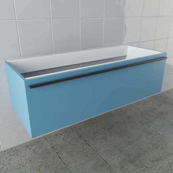 Mobile bagno sospeso blu, categoria arredobagno.