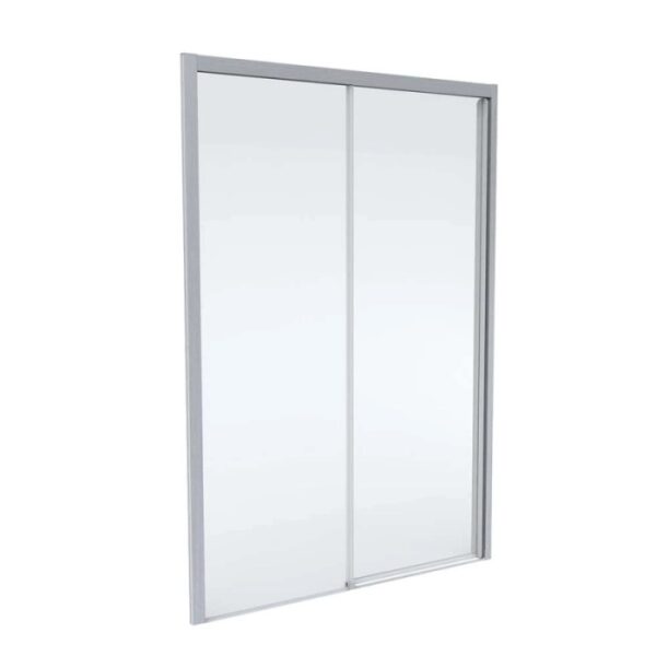 Porta doccia scorrevole Elite 136,5-140,5x200 cm nichel spazzolato