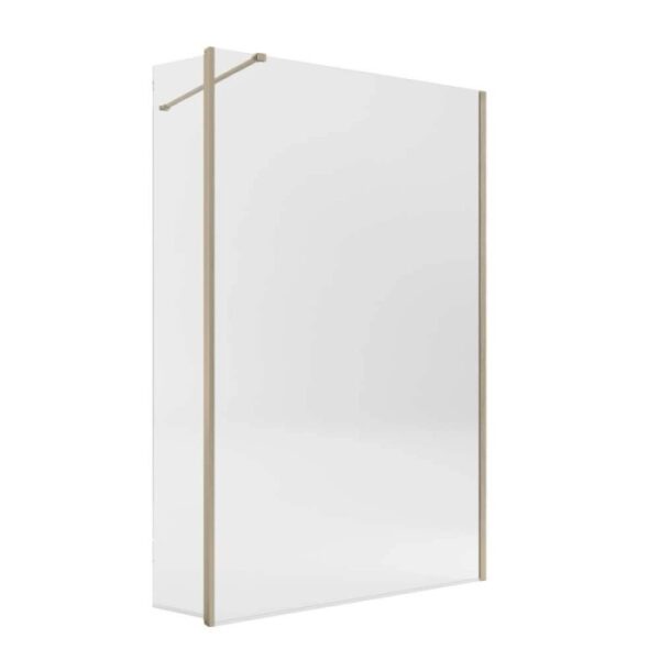 Aletta girevole doccia Walk-in Orion 30cm profilo oro rosa