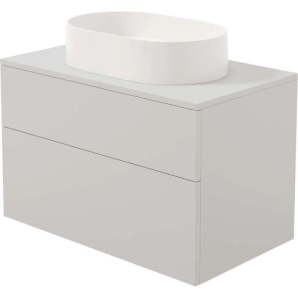Mobile lavabo con lavabo granito Idrostile 800x520 mm cachemire