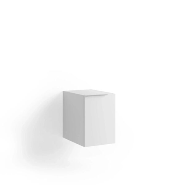 Mobile bagno base sospesa Caren 1 anta 50x35x50,8 cm acero