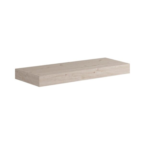 Mensola lavabo t.b.t. in legno chiaro, design semplice.