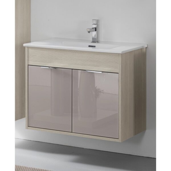 t.b.t. Mobile bagno con lavabo e due ante.
