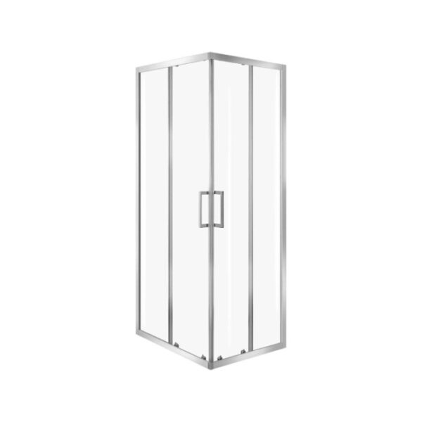 Box doccia ang. SIXTY 80x100 cm vetro 6 mm trasparente H 190 cm