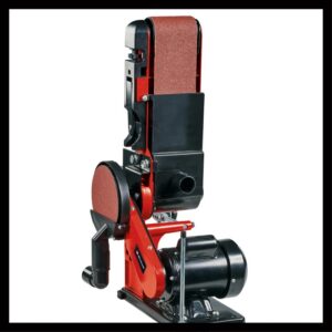 Levigatrice a nastro e disco Einhell TC-US 380 per levigatura precisa.