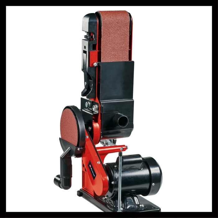 Levigatrice a nastro e disco Einhell TC-US 380 per levigatura precisa.