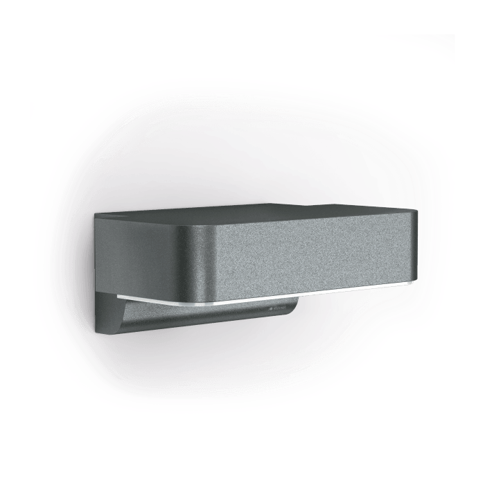 Steinel L 800 SC Lampada da esterno a LED con sensore di movimento antracite, corpo in alluminio.