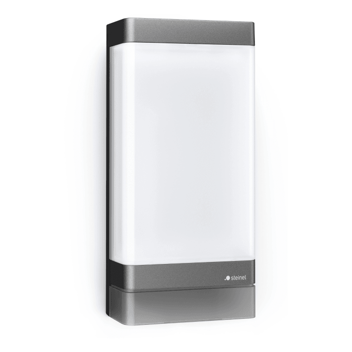 Lampada da parete per esterni a LED Steinel L 271 SC con sensore di movimento, antracite.