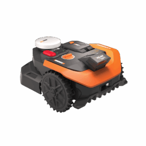 Robot rasaerba Worx M650 WR365E Landroid Vision Cloud, vista laterale.