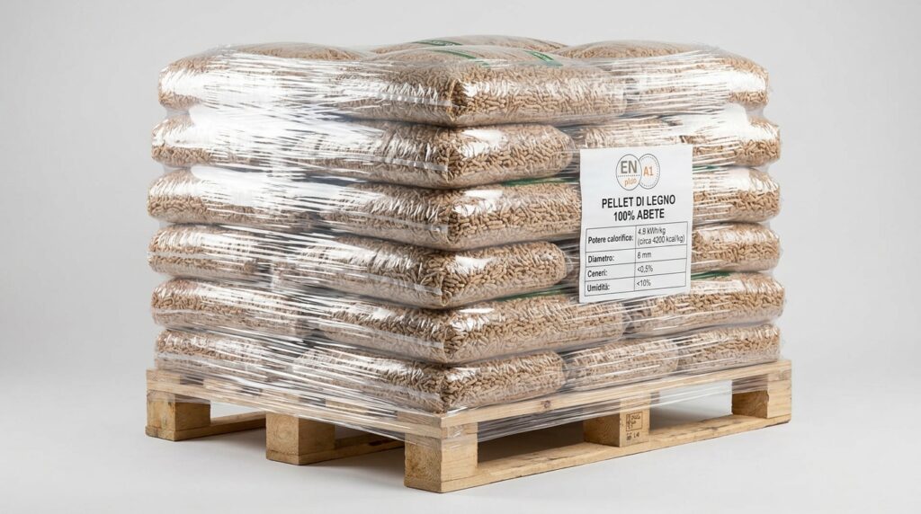 Pellet di Abete Premium – Sacchi da 15 kg